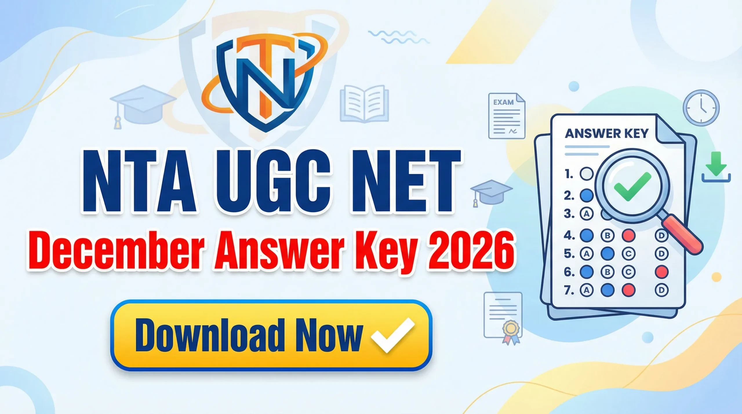 NTA UGC NET December Answer Key 2026